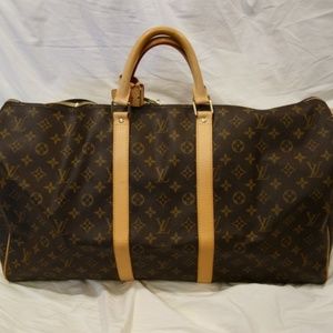 Louis Vuitton Monogram Canvas Keepall 50